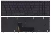 Клавиатура для ноутбука Clevo P651, черная с рамкой с подсветкой