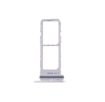 Держатель (лоток) SIM-карты для Samsung Galaxy Note 10 (N970F), серебряный